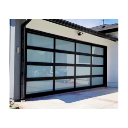 Porte de garage vitrée Opal Blanc - L 4.0 x H 2.15